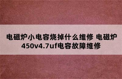 电磁炉小电容烧掉什么维修 电磁炉450v4.7uf电容故障维修